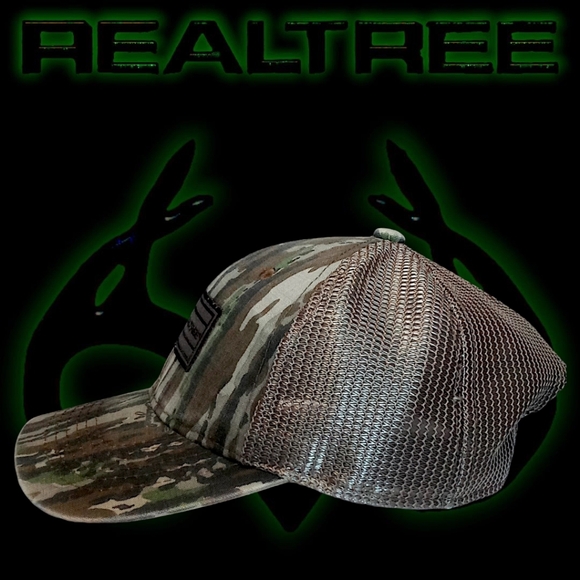 New Outdoor Cap® | REALTREE Unisex Trucker Hat | Camouflage Adjustable Snap-back - Picture 8 of 14
